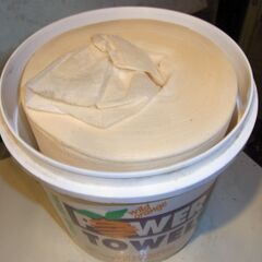 パワータオル 天然のオレンジを主成分とした多目的ウエットタオル取りに来てくれる方に無料でさしあげますの画像