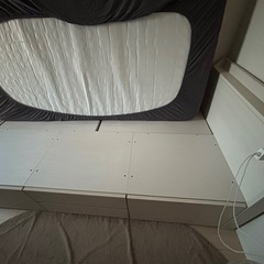 シングルベッド　収納付きの画像