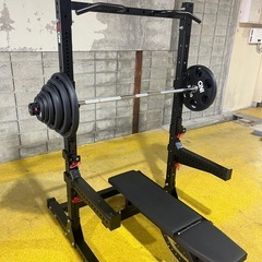 ONI 鬼　ハーフラックセット　インクラインベンチ　プレート122.5kgセット　極美品の画像