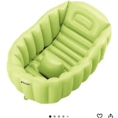 リッチェル ふかふかベビーバスR グリーンの画像