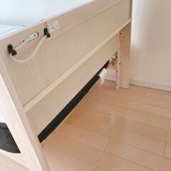 ニトリ製シングルベッドの画像