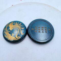 【‼️美品🌟】鳳凰蒔絵風 香合 真如苑 法要記念品 現状品 ✨簡易清掃済み🧹の画像