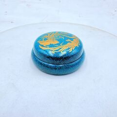 【‼️美品🌟】鳳凰蒔絵風 香合 真如苑 法要記念品 現状品 ✨簡易清掃済み🧹の画像