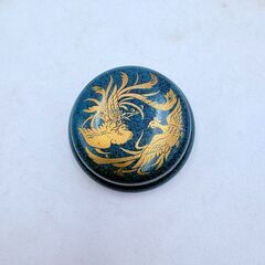 【‼️美品🌟】鳳凰蒔絵風 香合 真如苑 法要記念品 現状品 ✨簡易清掃済み🧹の画像