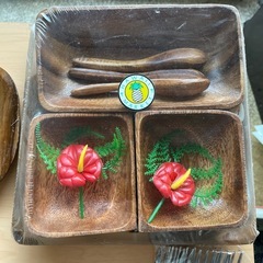 木製食器 皿 お椀 プレート スブーン フォークの画像