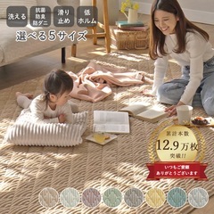 洗えるラグの画像