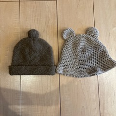 ベビーくまさん帽子セットの画像