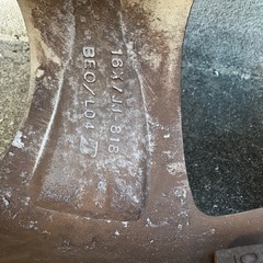 バリ溝中古スタッドレスタイヤ４本アルミ付きの画像