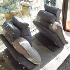 ニトリ ソファベッド マルチソファ フルーリー 背もたれ可動 グレー 札幌市 東区 新道東店の画像