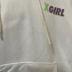 X-girl パーカー　フリーサイズ　の画像