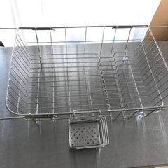 伸縮可能 食器水切りラックの画像