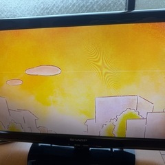 シャープ小型液晶テレビの画像