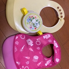 アンパンマン ランチプレート　お食事エプロン付きの画像