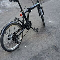 【リサイクルショップどりーむ天保山店】No546　自転車　20インチ　折りたたみ式　7段切り替え付き🎵　写真参照🎵　オススメ品🎵の画像