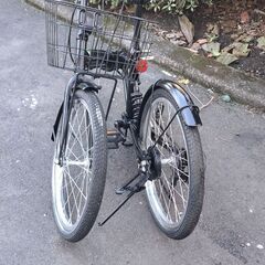 【リサイクルショップどりーむ天保山店】No546　自転車　20インチ　折りたたみ式　7段切り替え付き🎵　写真参照🎵　オススメ品🎵の画像