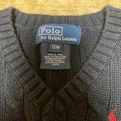 美品‼️Polo by Ralph Lauren ベスト 12M ブラックの画像