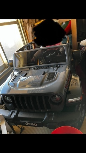 美品 子供用電動自動車 Jeep グラディエーター ルビコン