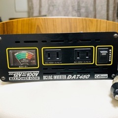 【車でコンセント】DC12V AC100V インバーター DAT450 450W Cellstar セルスター シガーソケット N-BOX SPACIA custom デリカミニ 電圧変換の画像