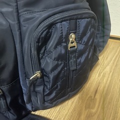 🌟引越し準備中🚛　マザーズバッグ　マザーズリュック　ネイビー　リュック　オムツ替えシート付き　の画像