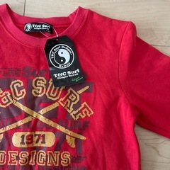【新品】キッズ T&CSURF 裏起毛トレーナー 140の画像