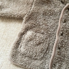 ピッコロ　キムラタン　ボア　アウター　70 80くま耳の画像