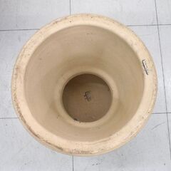 花台 陶器製 スツール 丸型 ガーデニング 直径約31㎝ 高さ約31.5㎝ 苫小牧西店の画像