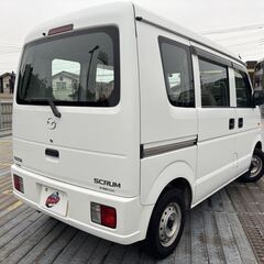 神奈川【自社ローン】保証人無可★全国対応★スクラム【PA】ワンオーナー/超低走行距離車/禁煙車/両側スライドドア/ドアバイザー/ETCの画像