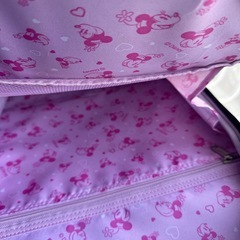 旅行用ミニーちゃんキャリーバッグ　布せい製の画像