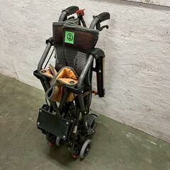 【CUBE GRAND SATSUKI】 キューブグランド サツキ 折り畳み 車椅子 車いす 介助用 コンパクト 介護用品 ② A0847の画像