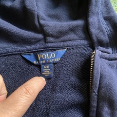 ポロラルフローレンのパーカー/70から80サイズの画像