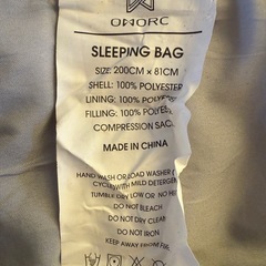 OMORC スリーピングバッグの画像