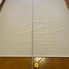 【0円】２mワイドブラインドカーテン/白(タチカワ　ロールスクリーン)の画像
