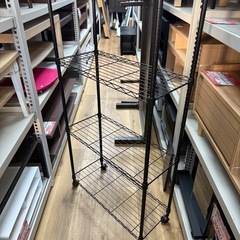 メタルラック　4段　ブラックの画像