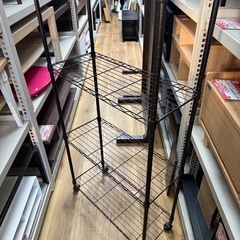 メタルラック　4段　ブラックの画像