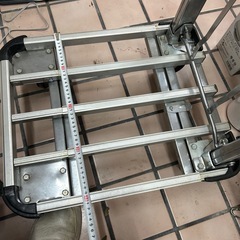 折りたたみアルミ台車　の画像