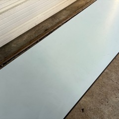 【人気ホワイト‼️】折りたたみ会議テーブル 2台あり／幅173×奥行45cm／軽量 スリムデスクの画像