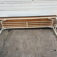 【人気ホワイト‼️】折りたたみ会議テーブル 2台あり／幅173×奥行45cm／軽量 スリムデスクの画像