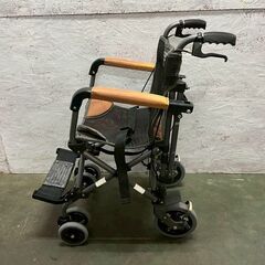 【CUBE GRAND SATSUKI】 キューブグランド サツキ 折り畳み 車椅子 車いす 介助用 コンパクト 介護用品 ① A0848の画像