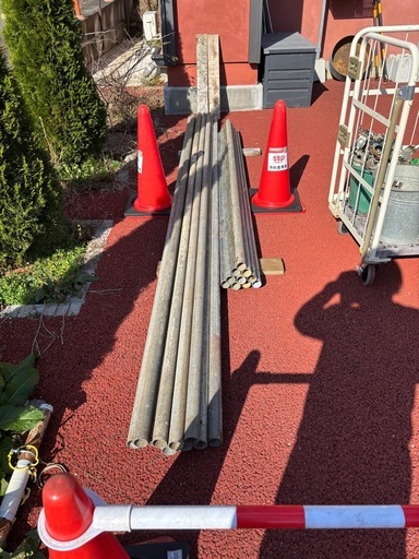 本日まで特価　単管パイプ2.5m 10本