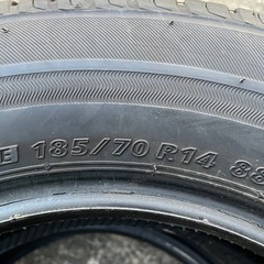 185/70R14 ブリヂストン　エコピアNH100 4本　2018年製の画像