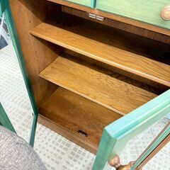 キャビネット アンティーク風 収納家具 現状品の画像