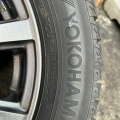 スタッドレスタイヤ　ヨコハマIG60 155/65/13 2024製　4本の画像