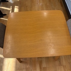 ジモティー特別価格🉐 N1177★ダイニング3点セット★ダイニングテーブル★テーブル幅900mmの画像