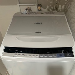 日立　ビートウォッシュBW-V80A 2017年製の画像