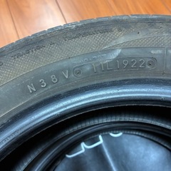 中古タイヤ‼️155-65-14‼️2本セット‼️の画像