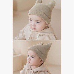 くまちゃんキャップ【正規品】HAPPY PRINCE ニット帽・赤ちゃん・帽子の画像