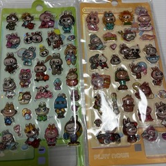 ラブブと他ボンボンドロップ水入りシールの画像