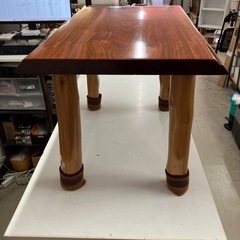 ロ2511-357 木製ベンチ　スツール　インテリア家具　キズ汚れ無しに近い有りの画像