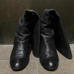 牛革ブーツ　24.5 の画像