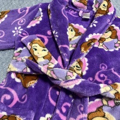 プリンセス ソフィア モコモコ ガウン バスローブ  の画像